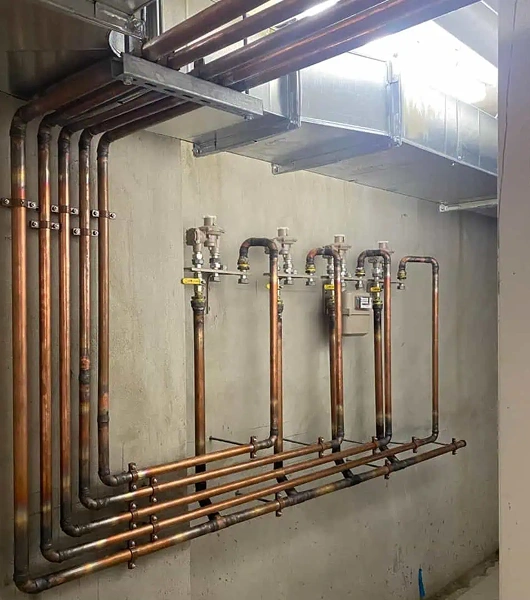 plumbing built